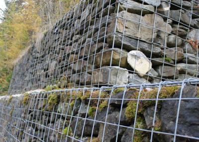 China Malla soldada con autógena cubierta Galfan Gabions del 10% para la estabilización de la tierra en venta