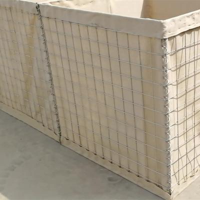 China Galvanized Welded Army Barrier Military Sand Wall Defensive Security Military Gabion Box for sale