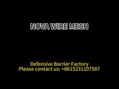 Economical Galvanized Wire Panel itary Barrier Customizable 4mm Spiral Dia Wire Panels