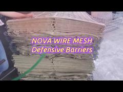 NOVA WIRE MESH-Modular Steel Defensive Wall - Quick-Assembly for Border Patrol Stations