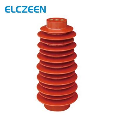 China 40.5KV High Voltage Cylindrical Pin Post Type Epoxy Resin Insulator for sale