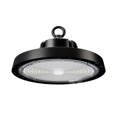 China Warehouse 100W 150W 200W Integrated Highbay Light Fixture Lamp Outdoor IP65 Waterproof UFO Led High Bay Lights For Warehouse for sale