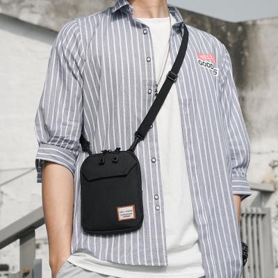 China Polyester Factory Premium OEM Cute Custom Cross - Body Cell Phone Bags Pouch Mens Sling Bag for sale