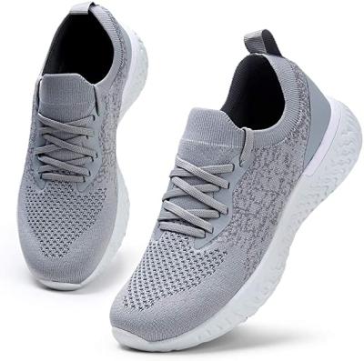 China Factory Direct Selling Mesh Women Trainers Breathable Sports Rubber Sneakers Lightweight Tennis Running Shoes for sale