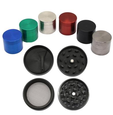 China BSCI outdoor factory wholesale retail zinoc 4 layers alloy tobacco smoker weed grinder for sale