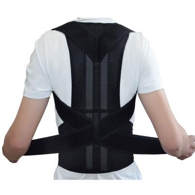 China Breathable Posture Corrector BSCI Factory Direct Sale Custom Logo Adjustable Back Brace Belt Posture Corrector for sale