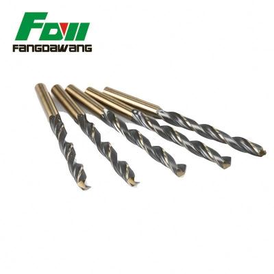 China HSS 9341 Stainless Steel Roll Forged Straight Shank Dill Bits Twist Drill Bit For Metal Drill for sale