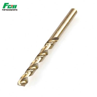 China Stainless Steel 135 Degree Full Slot Point M35 Precision Ground Drilll Bit With M42 HSS for sale