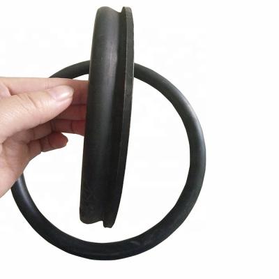 China ISO2531 EPDM/SBR wiper seal round black rubber gasket for malleable iron tyton pipe for sale