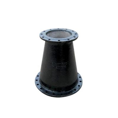 China Water Supply Project ISO2531 DN200 Ductile Cast Iron ID Double Pipe Fitting Flange Reducer for sale