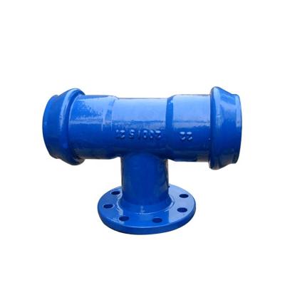 China Water supply project epoxy coating malleable cast iron pipe fitting for upvc pipe for sale