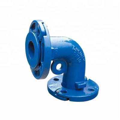 China Connect Pipes To Convey Water Malleable Iron DCI DCI Loosening Flange Fitting 90 Degree Elbow for sale