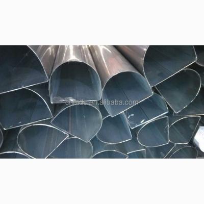 China Construction Stainless Steel Half Round Pipe / Malay Tube Tube for sale