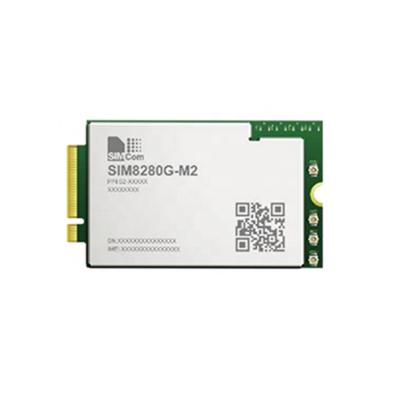 China High output module 5G M.2 SIM8202G interface data transmission support R15 5G NSA/SA 2.4Gbps SIM8202G-M2 NR/LTE-FDD/LTE-TDD/HSPA+ for sale