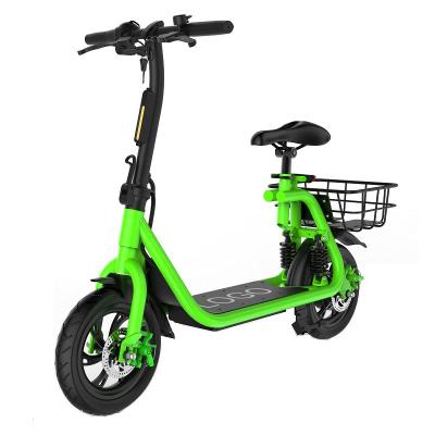 China New Style Aluminum Alloy Folding 10 Oh Battery 350w Motor Electric Scooter Chain for sale