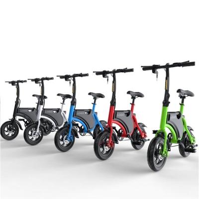 China Aluminum alloy fashionable 12/14 inch wheel foldable portable electric bicycle for commuting and school for sale