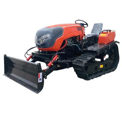 Chine SYNBON Hotels Mini Farm 50hp Agricultural Machinery Tracked Type Cultivator Crawler Rotary Lathe Tiller à vendre