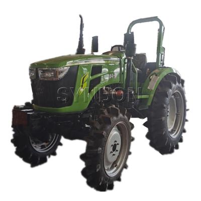 Chine New Used Chinese Compact Hotels Greenhouse Garden Forest Tractor Farming Used 4WD 70hp Wheel Tractor Agriculture Machinery Equipment à vendre