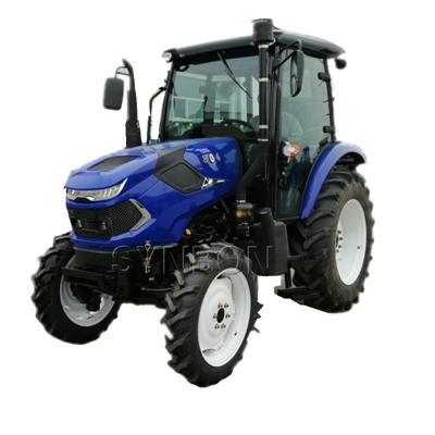 Chine New Hotels Mini Max Diesel Power Engine Wheel Color Speed ​​PTO Garden 70HP 4WD Farm Agricultural Tractor With Air Condition Cabin à vendre