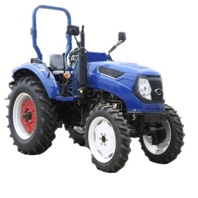 중국 Hotels New 4 Wheel Drive Used Blue Color Mini Farm Equipment Agriculture Machinery Cheap 70 Hp Wheel Tractor With CE 판매용