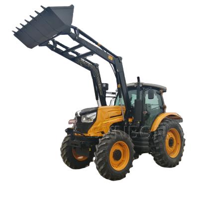 Chine Factory Hot Sale New High Power 180 Hp Wheel Tractor 4*4 Wheeled Farm Tractor With Front Loader à vendre