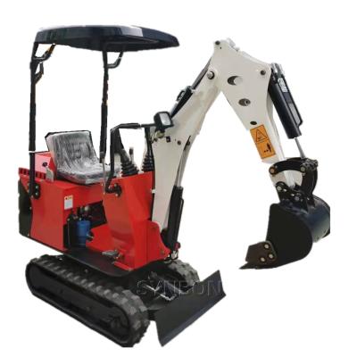 China New Garden From Pasture Excavator Small Digger Hotel Construction 0.8 Ton Mini Excavator Crawler Cheap Used Construction Machinery à venda