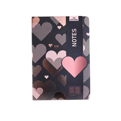 China Easy enrollment factory wholesale fashion creative custom a5 size pattern paper cover school writing notebook cute notepad for sale