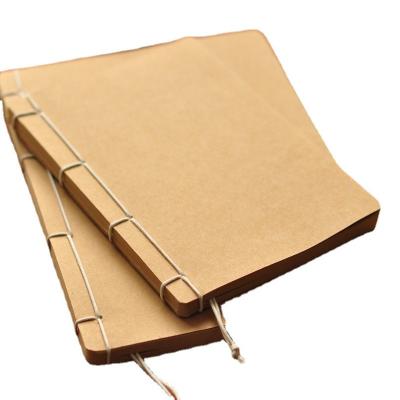 China Easy Writing Customizable Size Wire Binding Kraft Paper Notebook Thickening for sale