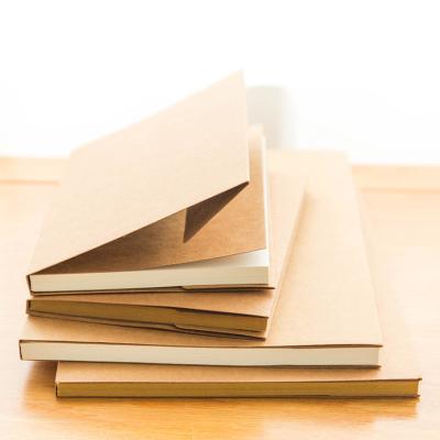 China Retro Thickened Blank Easy Writing Wrapping Paper Inner Page Sketch Notebook Notepad Notebook for sale