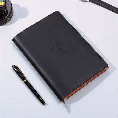 China Factory Easy Enrollment PU Custom Budget Binder Leather Office Supplies with Loop Notebook Planner Cover A5 A6 Ring Bound Planner for sale