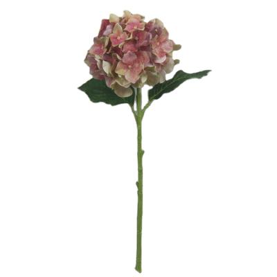 China Simple Silk Manufacturer Wedding Lifelike Artificial Flower Hydrangea Flowers Wholesale for sale