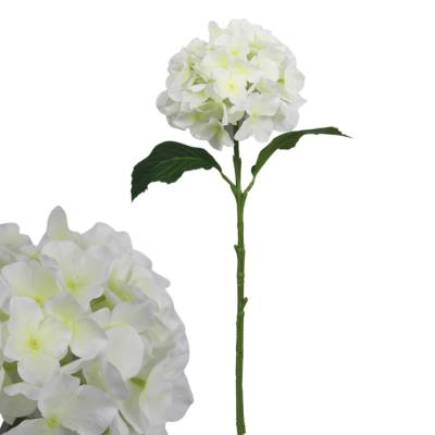 China Wedding Movie Decor Design Hydrangeas White Silk Flower Artificial Wedding Bouquets for sale