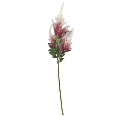 China Plastic Simulated Bridal Bouquets Astilbe chinensis Flower Bouquet Artificial For Party for sale