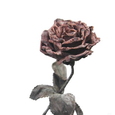 China Cheap Home Decoration Living Room Hotel Decoration Silk Artificial Rose Flower Manufacturer for sale