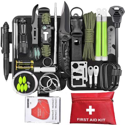 China Camping Survival Kit 73 in 1 Gear First Aid Kit SOS EDC Survival Tools and Emergency Survival Equipment for sale