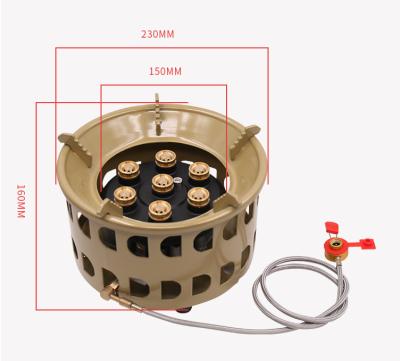 China 5 Person or Higher Powered Outdoor Main Seven-core Seven-core Outdoor Camping Stove 7 for sale