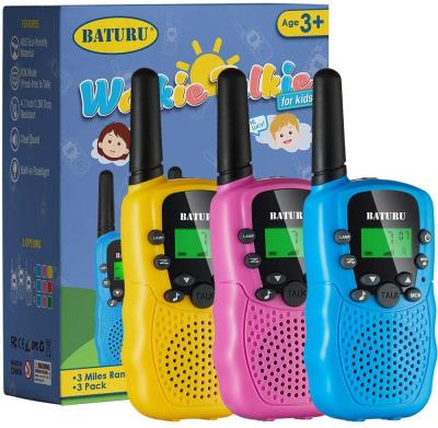 China ABS Walkie Talkies For Kids Toys 22 Channels 2 Way Radio Toy 3 Kilometers Long Range With Backlit LCD Flashlight, Best Gifts For 3 Year -12 for sale