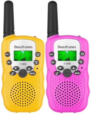 China ABS Kids Walkie Talkies Girl and Boy Gifts Toys 22 Channels Kids Walkie Talkie Set Outdoor Adventures Hiking Camping Gear Game for sale