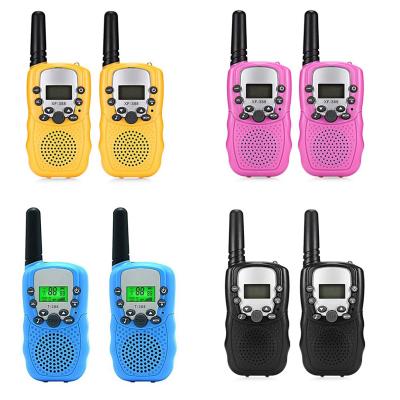 China ABS Walkie Talkie Best Gift For Kids Children Walkie Talkie Radio Handheld Toy T388 Mini Wireless Two Way Radio for sale