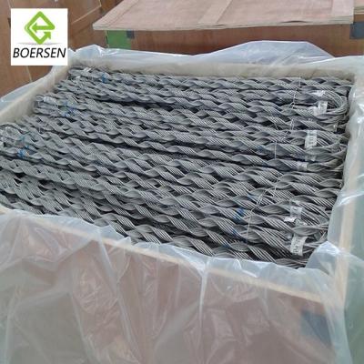 China ADSS OPGW Cable Stay Wire Protective Helix Galvanized Wire Many Models for sale