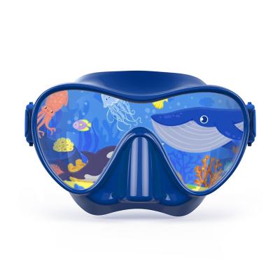 China 2021 Bestselling Amazon Sight 180 Mask Frameless Diving Mask Single Lens Diving Mask Wide Wide Low Volume For Kids Adults for sale