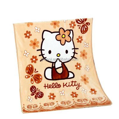 China PORTABLE Hello Kitty Printed Cartoon Blanket Suitable For Wrapping Boys And Girls Super Soft Baby Blanket for sale