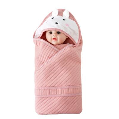 China Folded 100% Cotton Baby Blanket Newborn Spring And Summer Thin Warm Blanket Baby Supplies Wrap Covering for sale