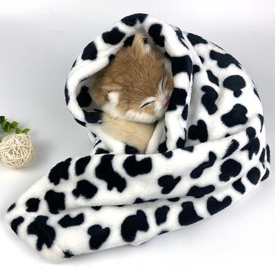 China PORTABLE Printed Blanket Cat Dog Bed Mat Warm Blanket Kitten Blanket Baby Swaddle Pet Flannel Blanket for sale