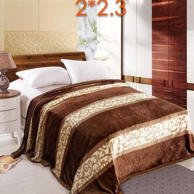 China 2*2.3M Spring Size PORTABLE Large Size European Flannel Blanket And Autumn Travel Warm Blanket Blanket for sale