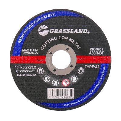 China Round 6 Inch Abrasive Angle Grinder Cutting Wheel Fits With Mpa EN12413 for sale