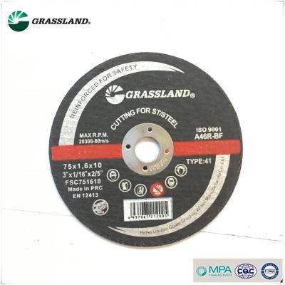 China EN12413 abrasive wheels for cutting hard stone (granite, basalt, porphyry, marble) T42-100X2.5X16 for sale