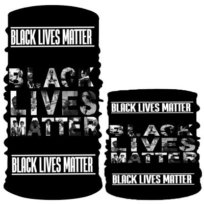 China Outdoor Activities Wholesale Black Lives Matter I CAN'T BREATHE Tube Bandana Seamless Scarf for sale