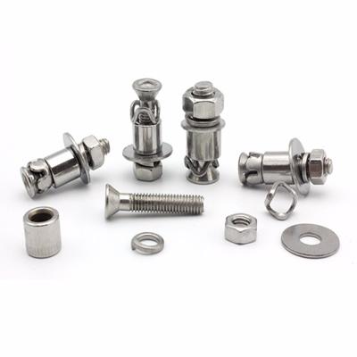 China Acrylmateriaal NJMKT Undercut Panel Anker voor Facade Curtain Wall Expansion Bolts Te koop