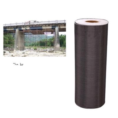 China Gebouw 200g Twill Carbon Fiber Unidirection Voor brugversterking 3400 GPA Te koop